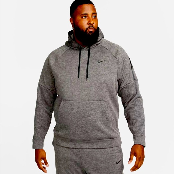 Nike Other - Nike Big & Tall Therma-FIT Pullover Fitness Hoodie Sweatshirt Gray Size 4XL New